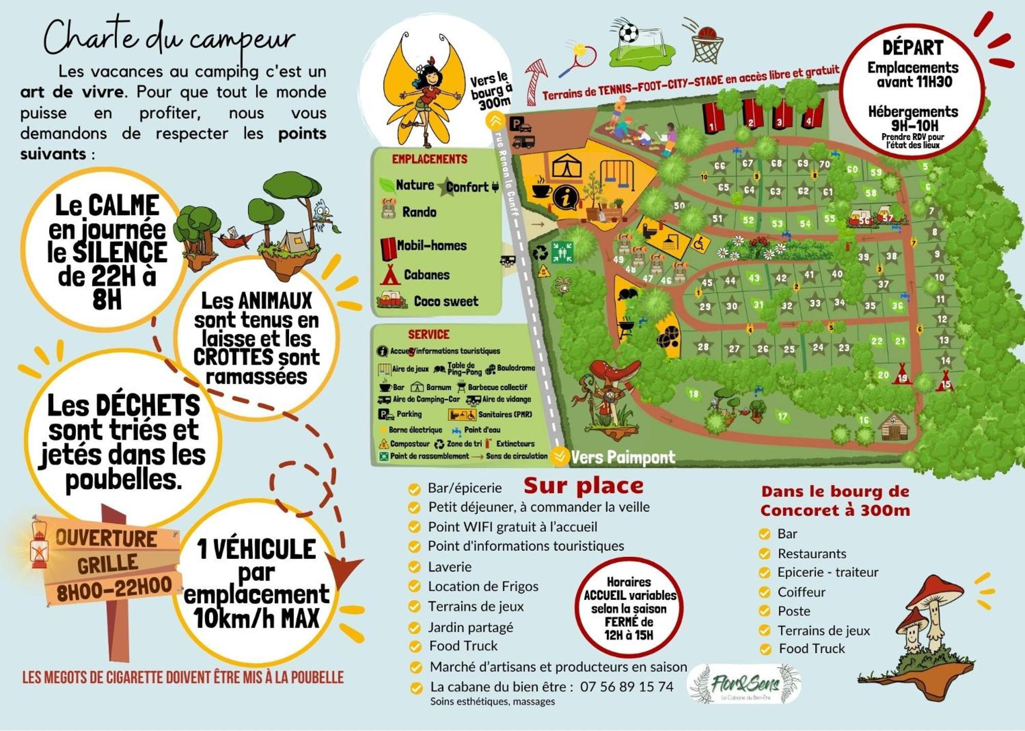 Concoret Camping Le Val Aux Fees - Broceliande מראה חיצוני תמונה